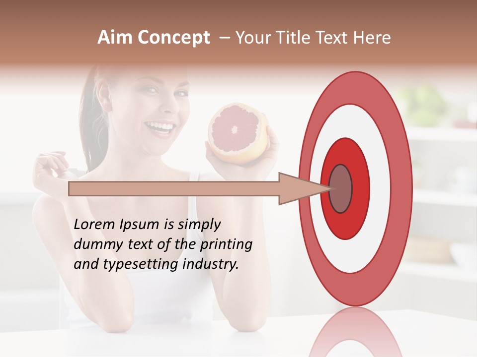 Human Fruit Home PowerPoint Template