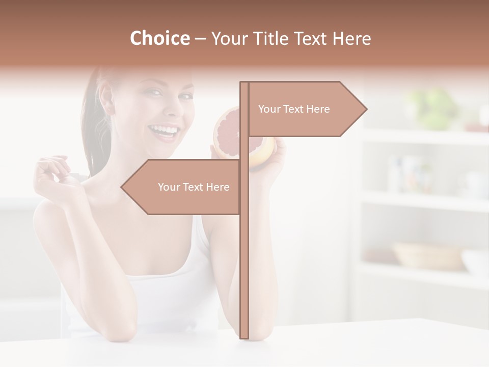 Human Fruit Home PowerPoint Template