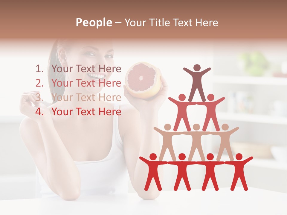Human Fruit Home PowerPoint Template