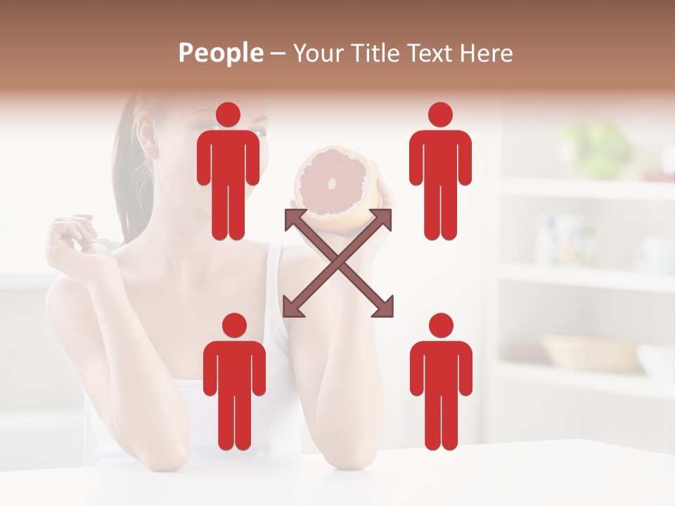 Human Fruit Home PowerPoint Template