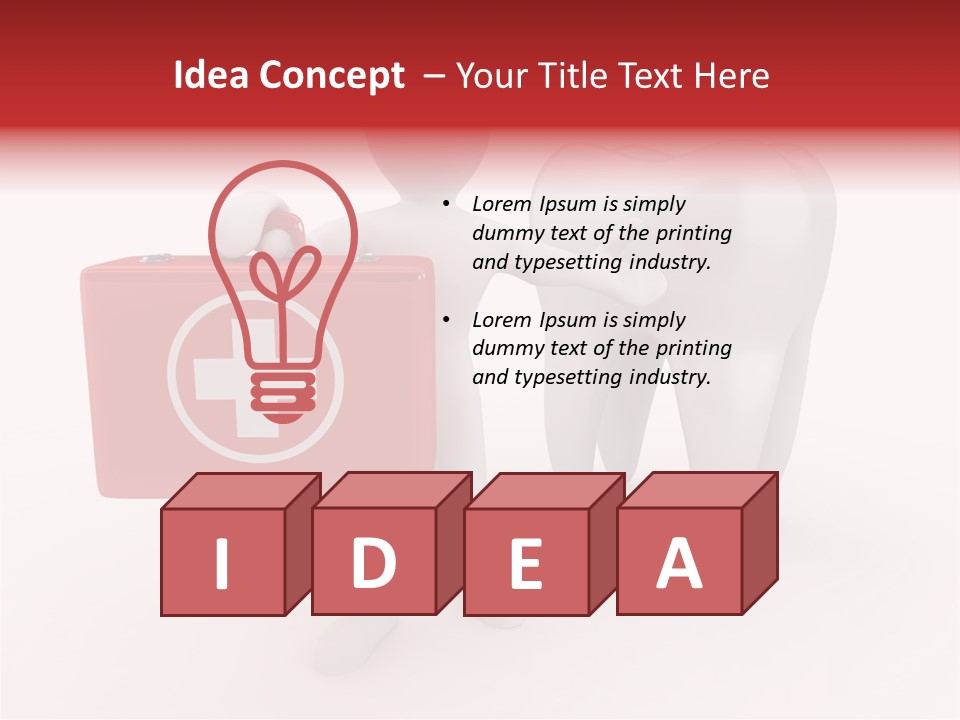 Single Clinic White PowerPoint Template