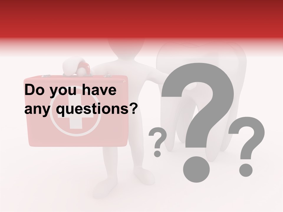 Single Clinic White PowerPoint Template