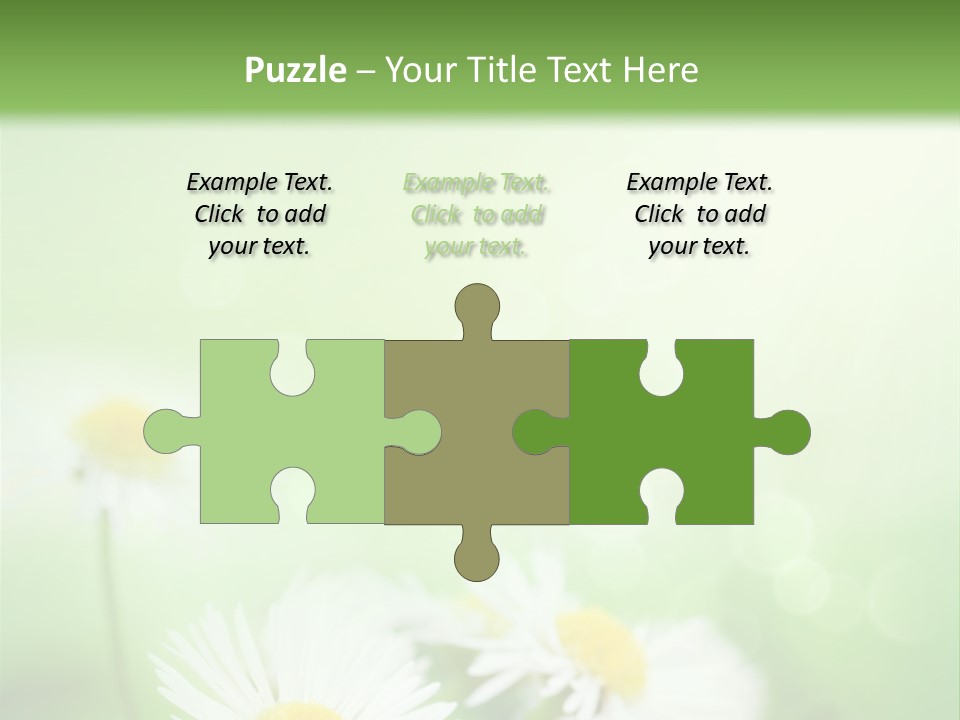 Defocused Close Up Fragrance PowerPoint Template