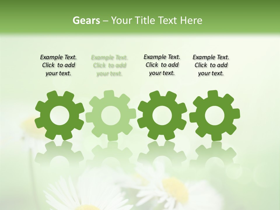 Defocused Close Up Fragrance PowerPoint Template