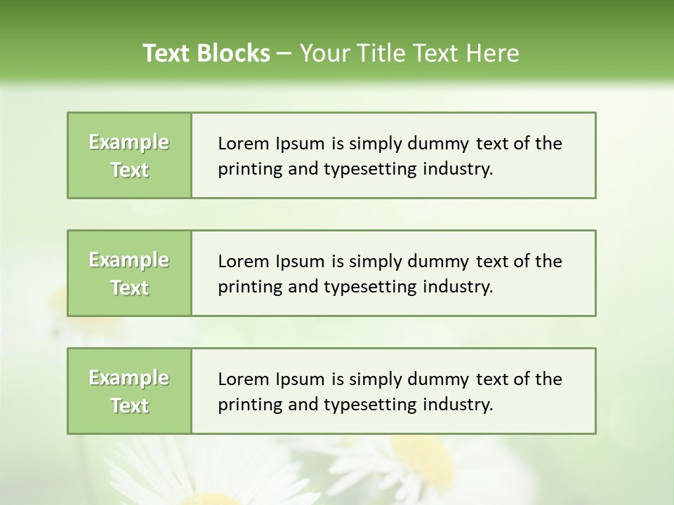 Defocused Close Up Fragrance PowerPoint Template