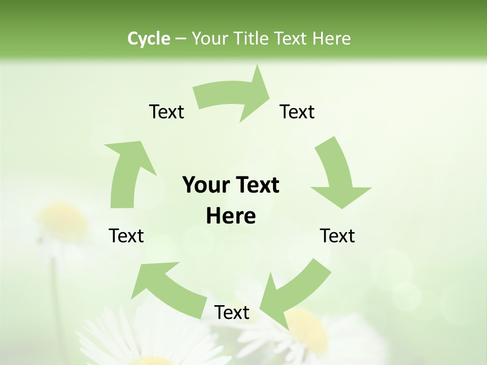 Defocused Close Up Fragrance PowerPoint Template