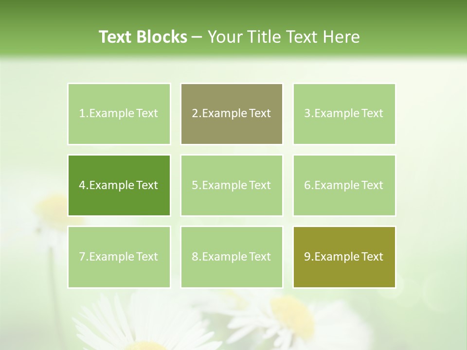 Defocused Close Up Fragrance PowerPoint Template