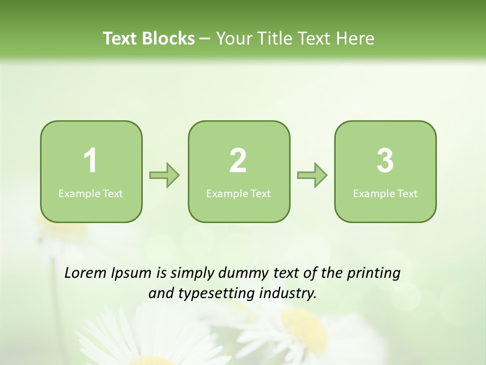 Defocused Close Up Fragrance PowerPoint Template
