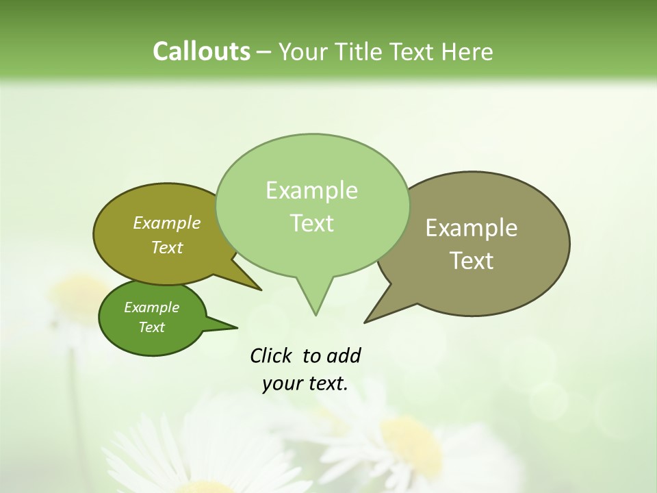 Defocused Close Up Fragrance PowerPoint Template