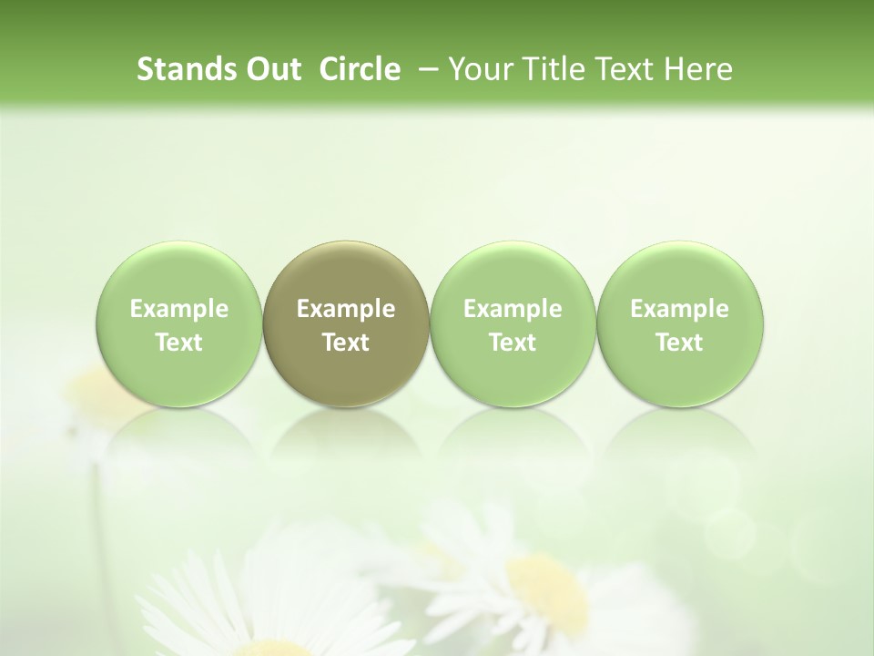 Defocused Close Up Fragrance PowerPoint Template