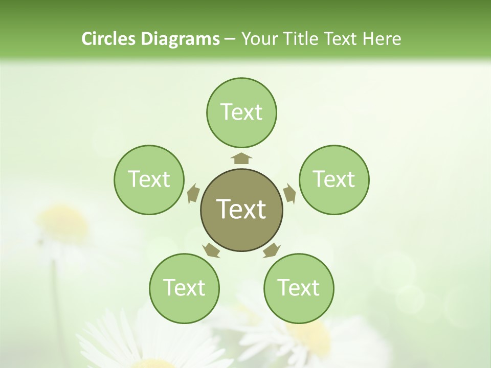 Defocused Close Up Fragrance PowerPoint Template