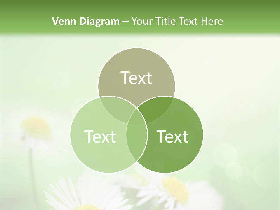 Defocused Close Up Fragrance PowerPoint Template