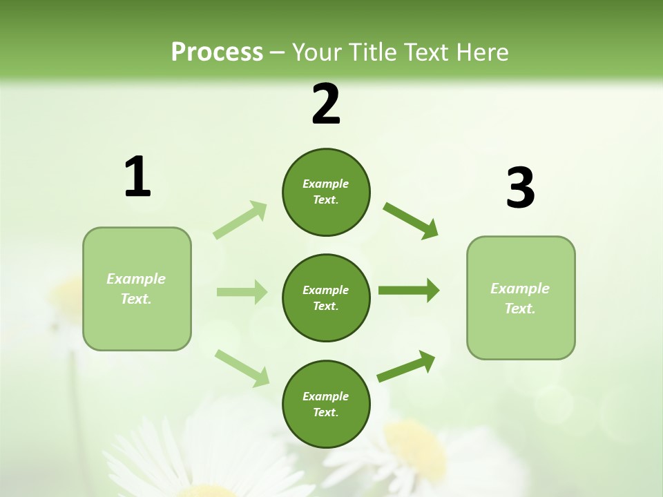 Defocused Close Up Fragrance PowerPoint Template