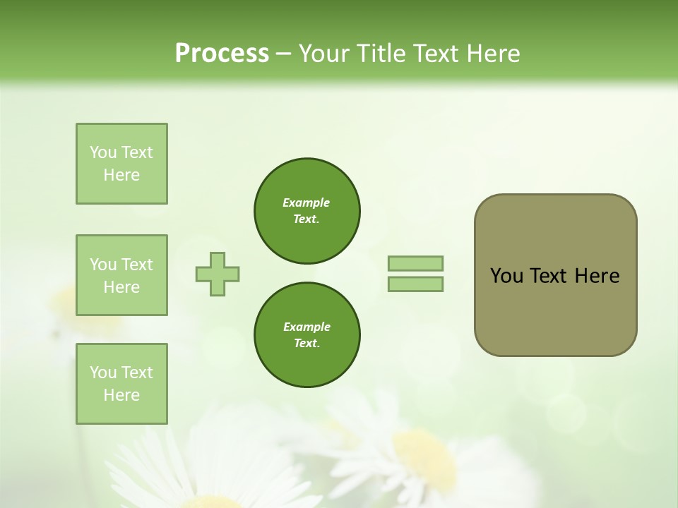 Defocused Close Up Fragrance PowerPoint Template