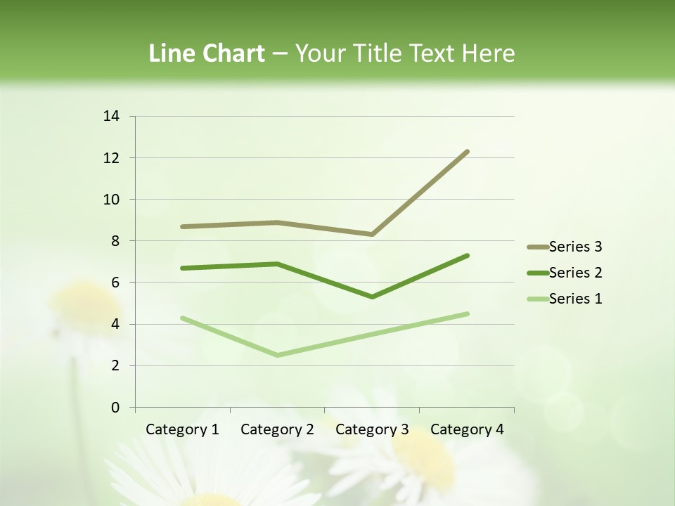 Defocused Close Up Fragrance PowerPoint Template