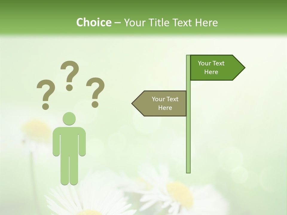 Defocused Close Up Fragrance PowerPoint Template