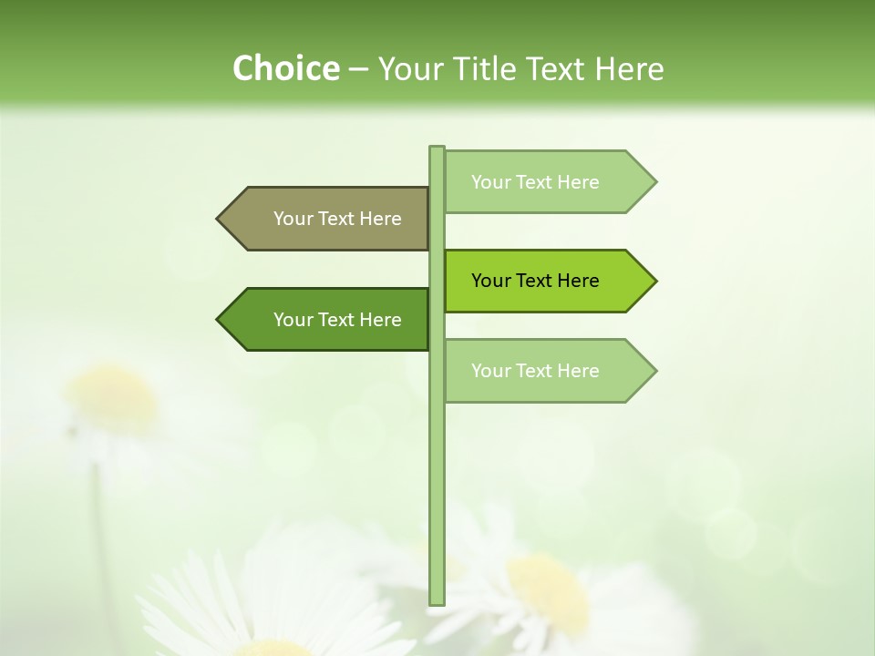 Defocused Close Up Fragrance PowerPoint Template