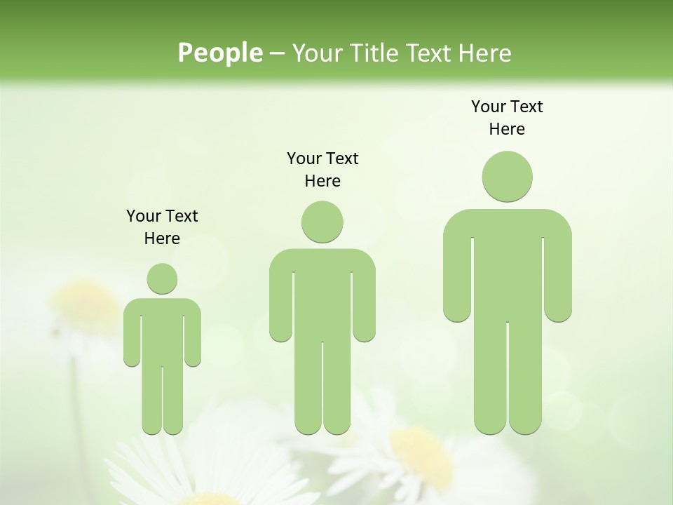 Defocused Close Up Fragrance PowerPoint Template