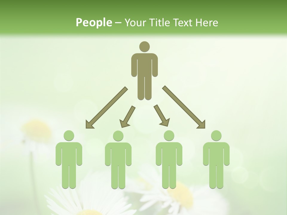 Defocused Close Up Fragrance PowerPoint Template