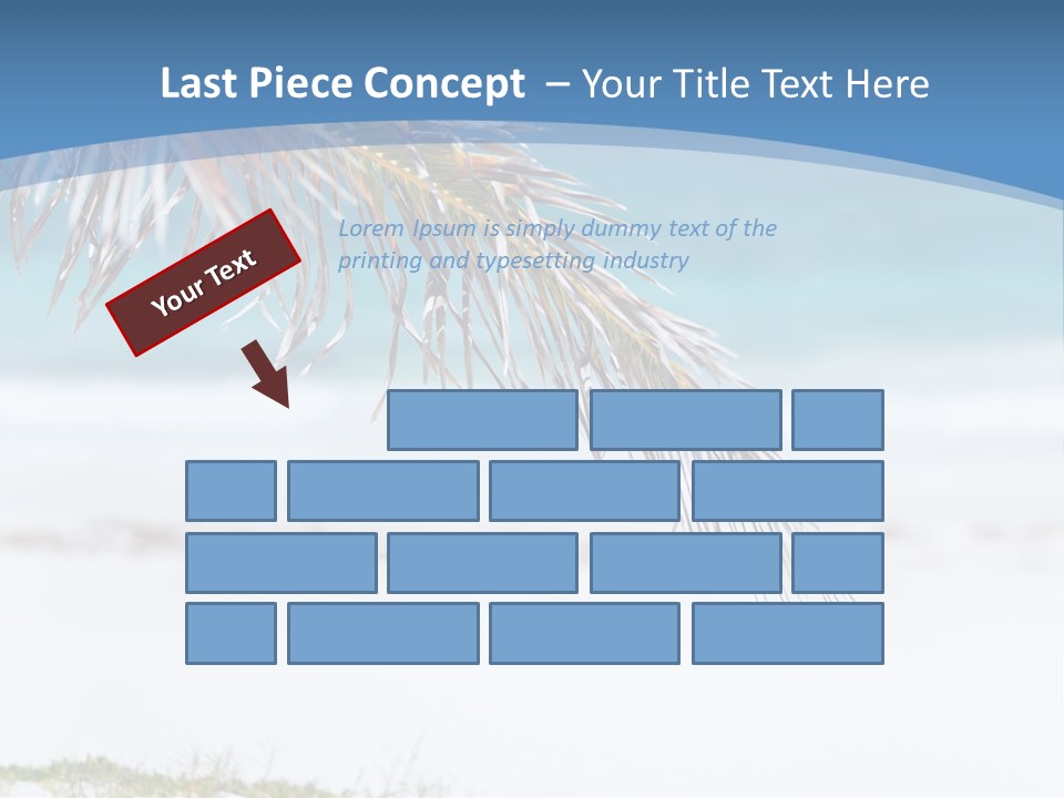 Vacation Turquoise Together PowerPoint Template