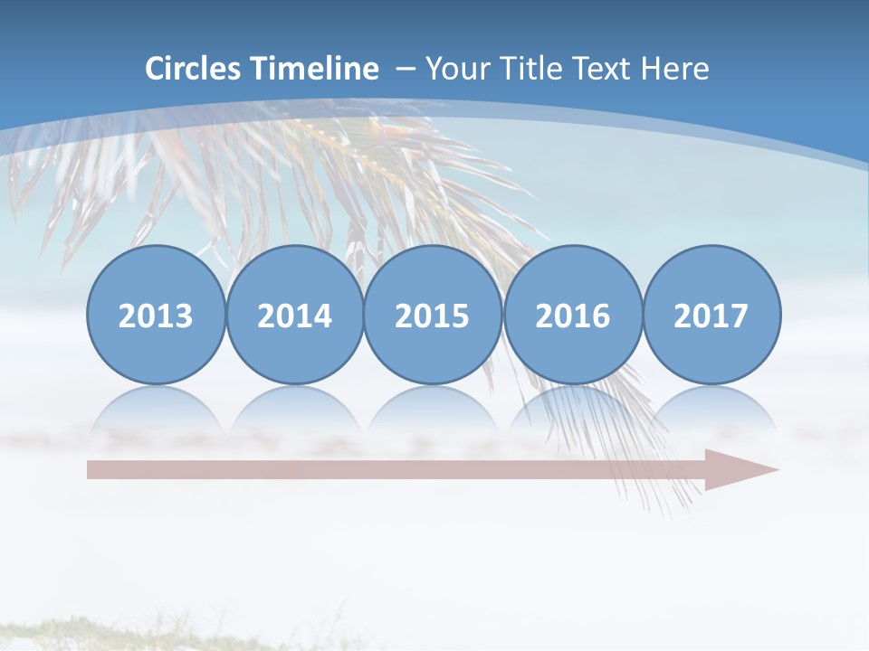 Vacation Turquoise Together PowerPoint Template