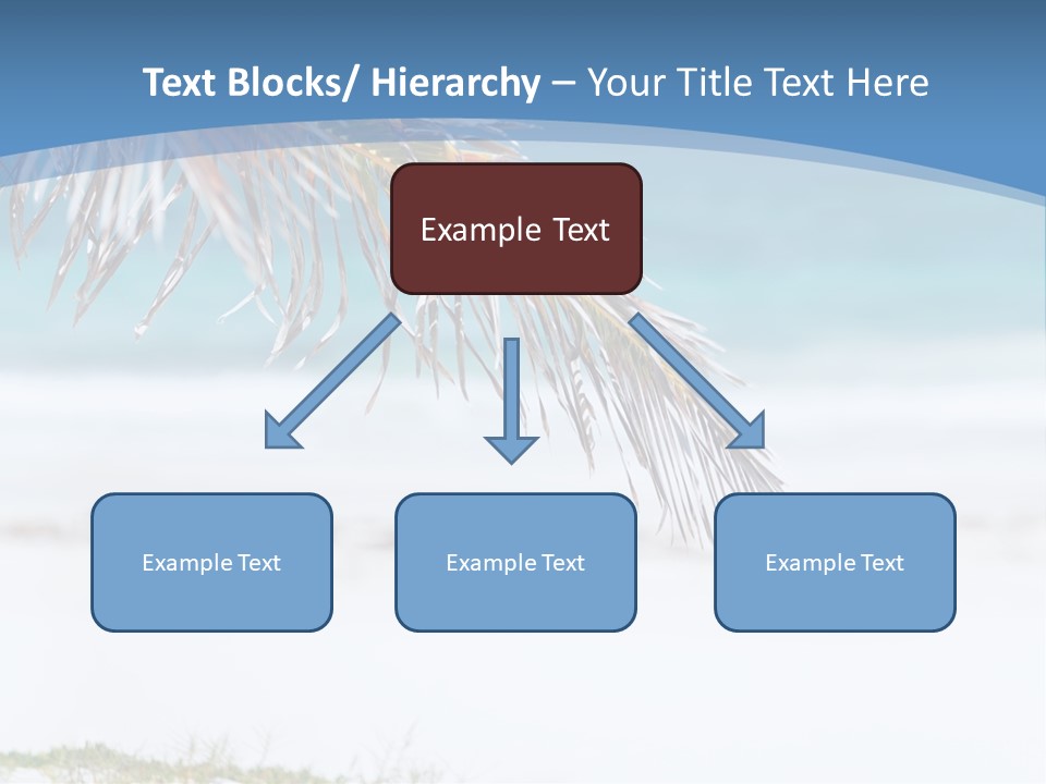 Vacation Turquoise Together PowerPoint Template