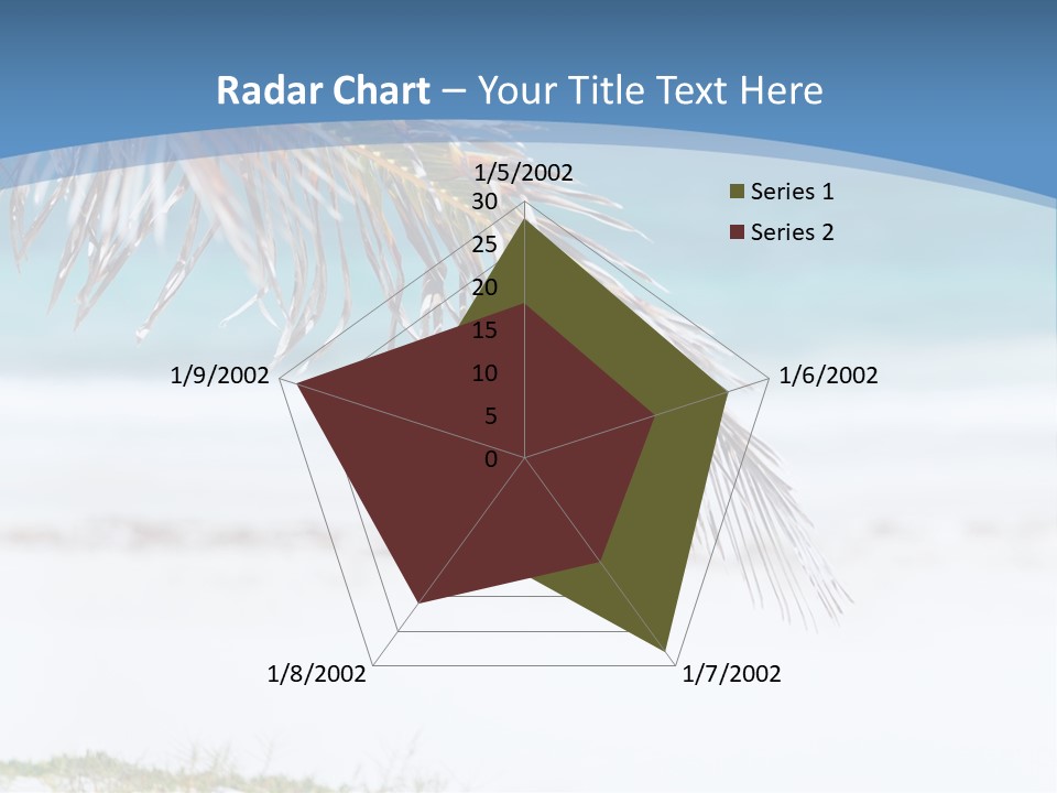 Vacation Turquoise Together PowerPoint Template