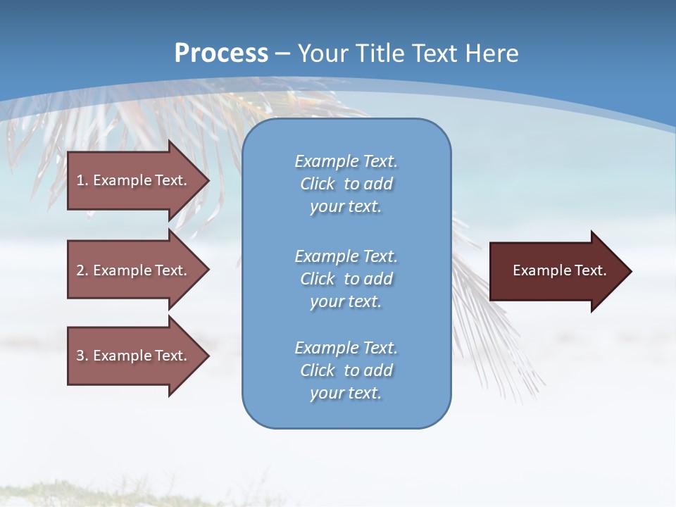 Vacation Turquoise Together PowerPoint Template