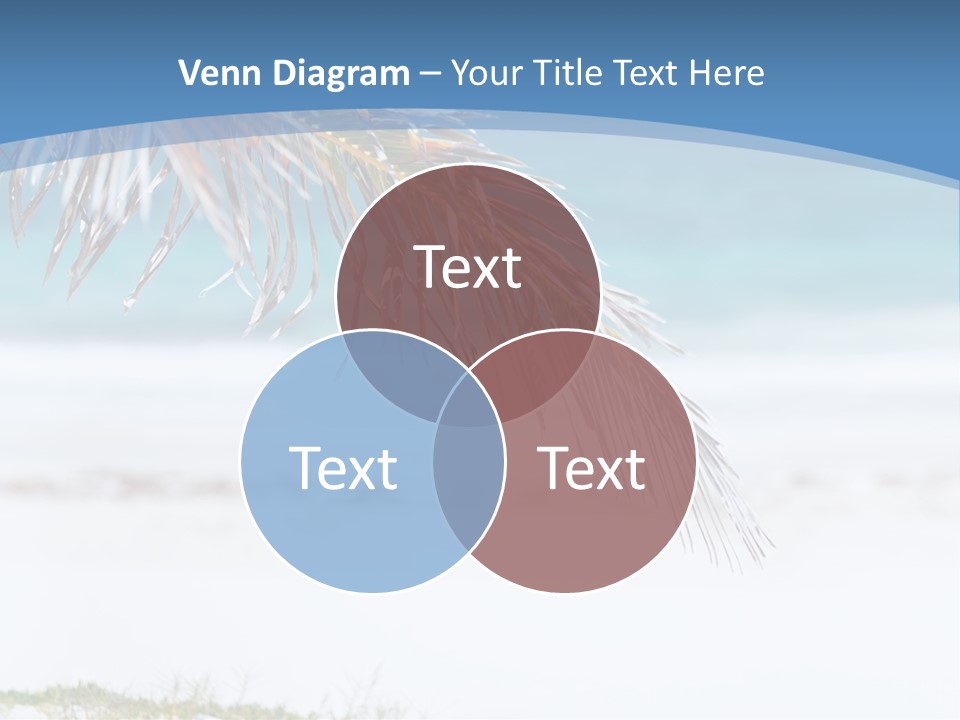 Vacation Turquoise Together PowerPoint Template