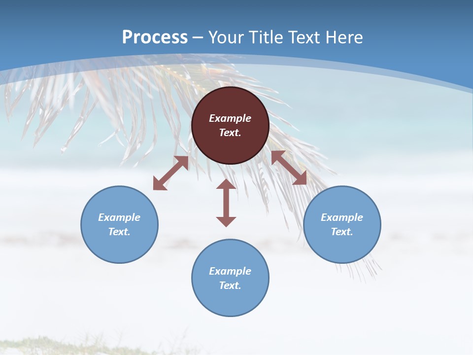 Vacation Turquoise Together PowerPoint Template