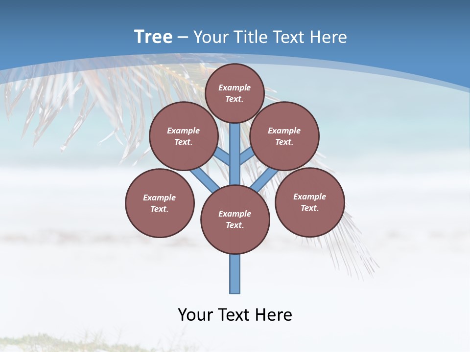 Vacation Turquoise Together PowerPoint Template