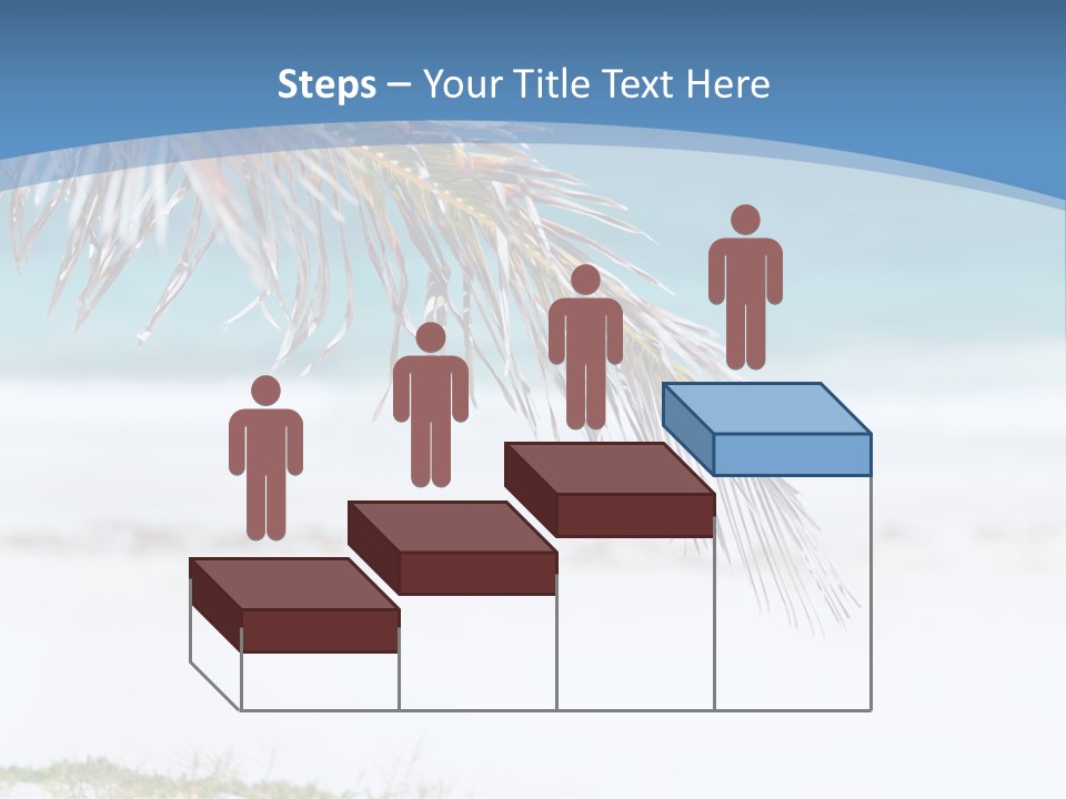 Vacation Turquoise Together PowerPoint Template