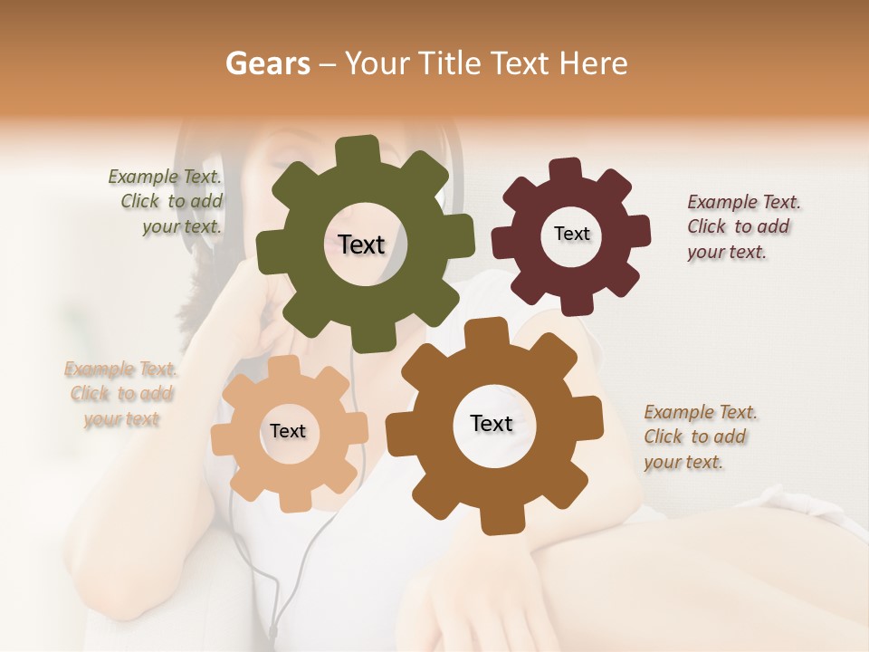 Home Indoor Sofa PowerPoint Template