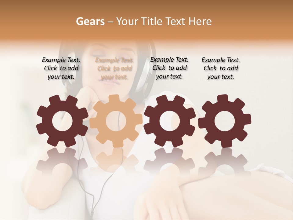 Home Indoor Sofa PowerPoint Template