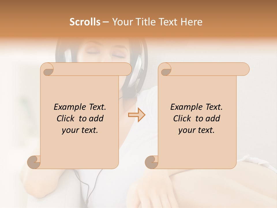 Home Indoor Sofa PowerPoint Template