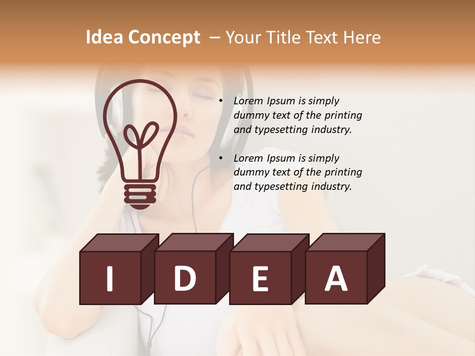 Home Indoor Sofa PowerPoint Template