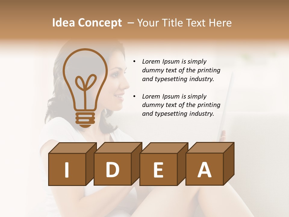 Caribbean Coastline Sea PowerPoint Template