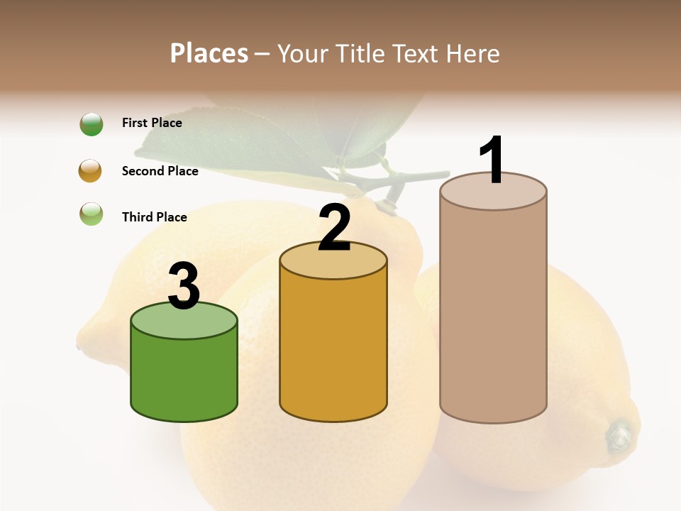 Leaf Food Half PowerPoint Template