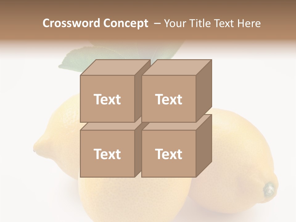 Leaf Food Half PowerPoint Template