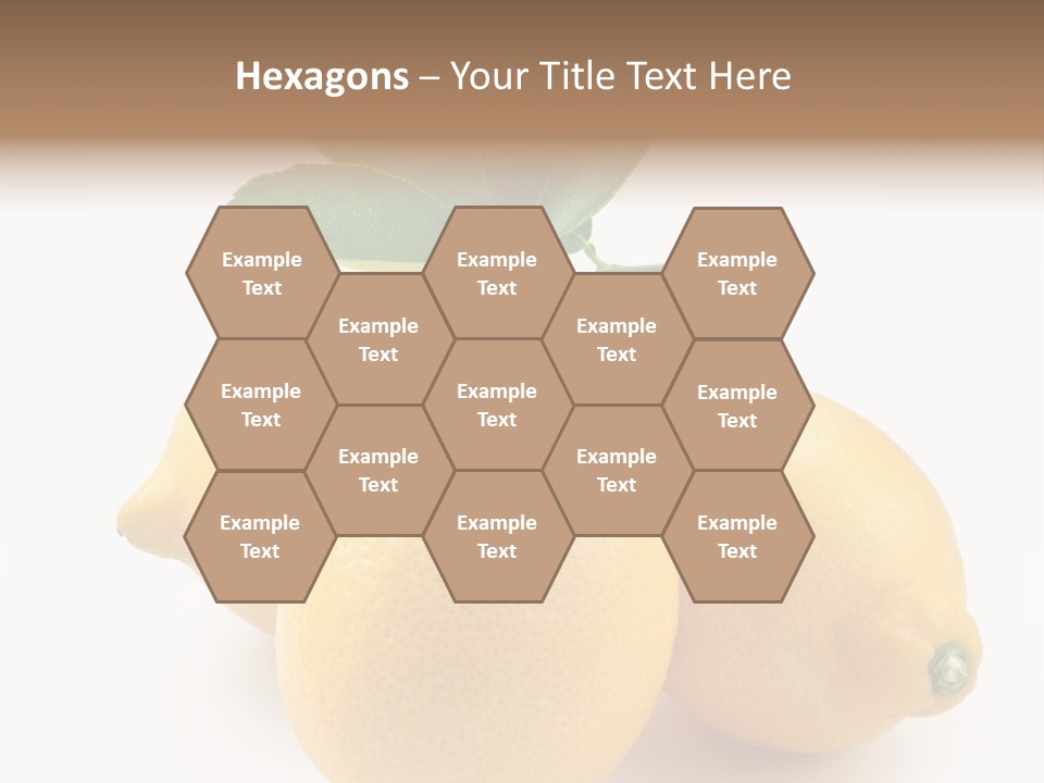 Leaf Food Half PowerPoint Template