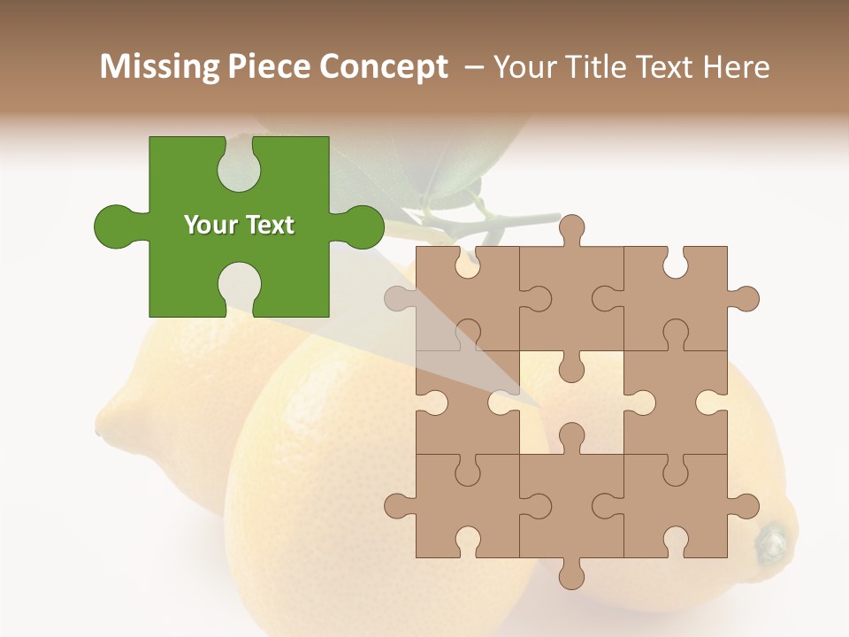 Leaf Food Half PowerPoint Template