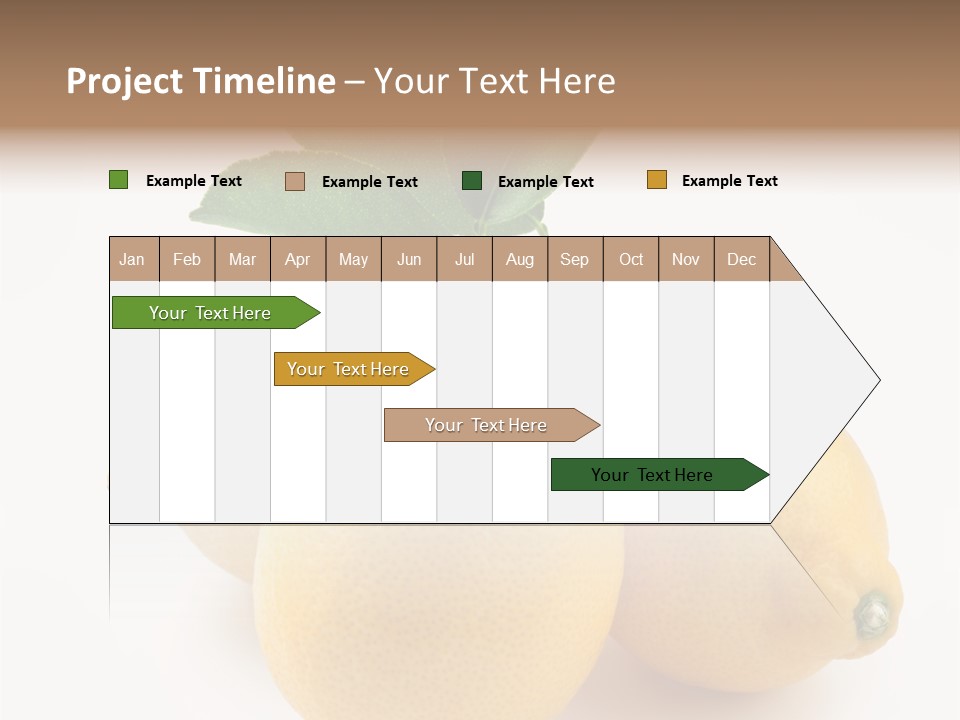 Leaf Food Half PowerPoint Template