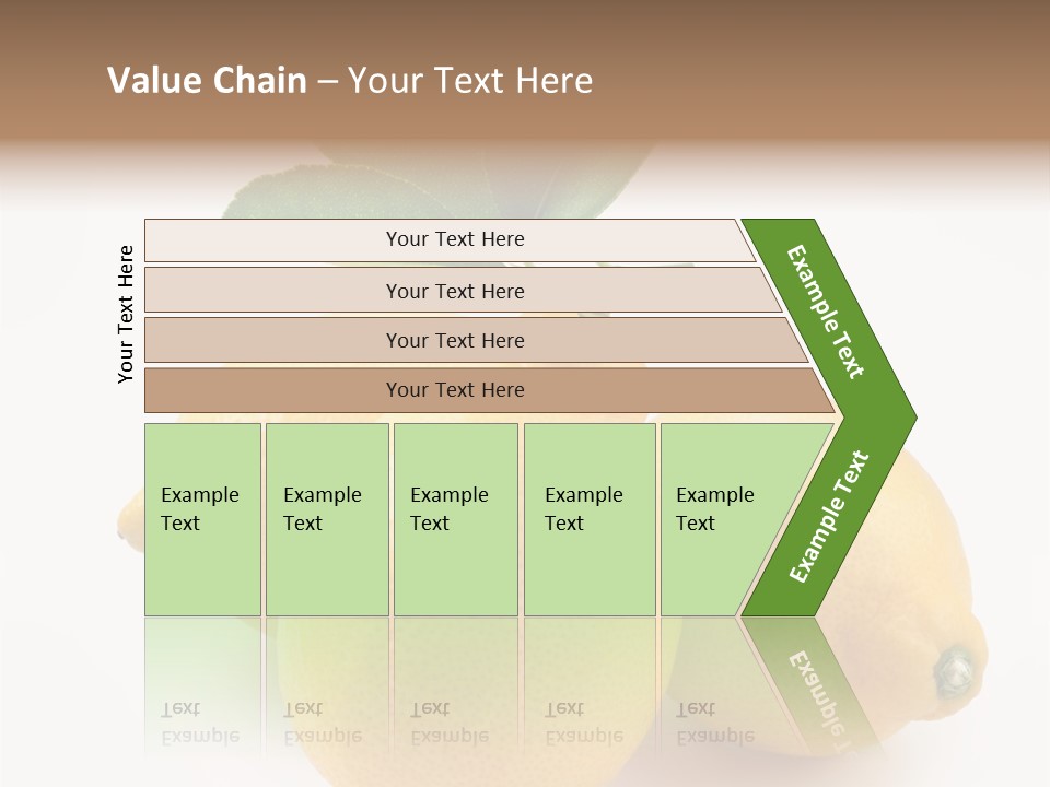 Leaf Food Half PowerPoint Template