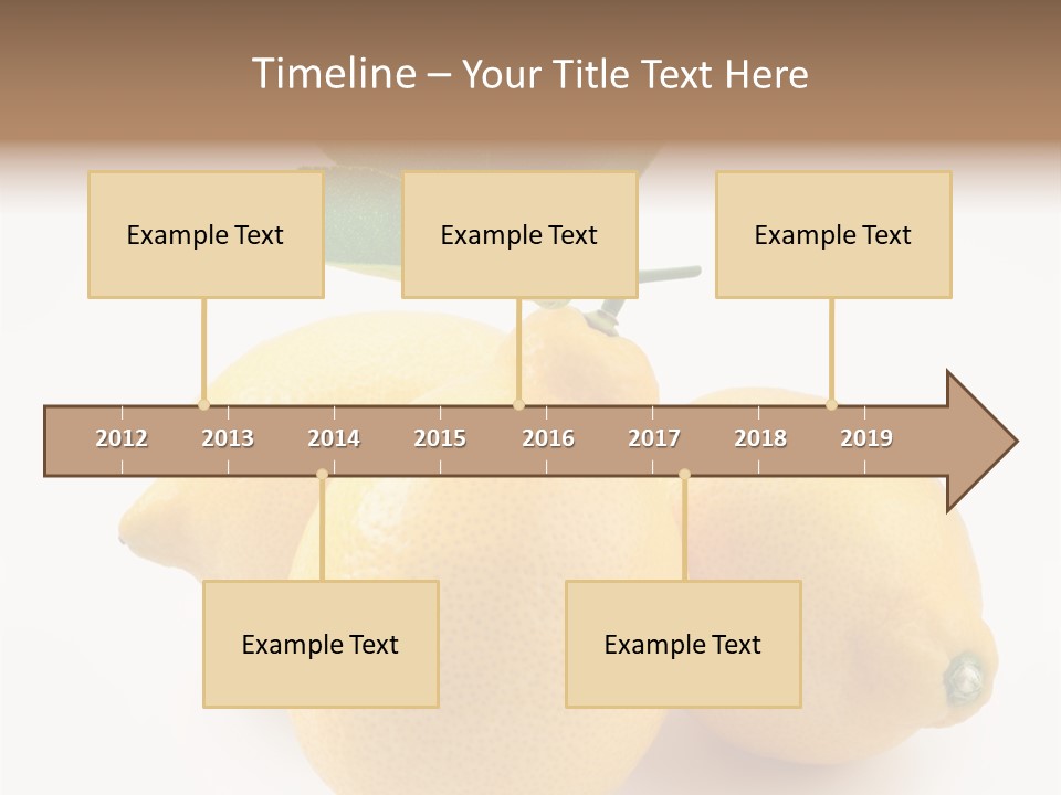 Leaf Food Half PowerPoint Template