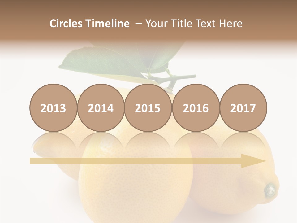 Leaf Food Half PowerPoint Template