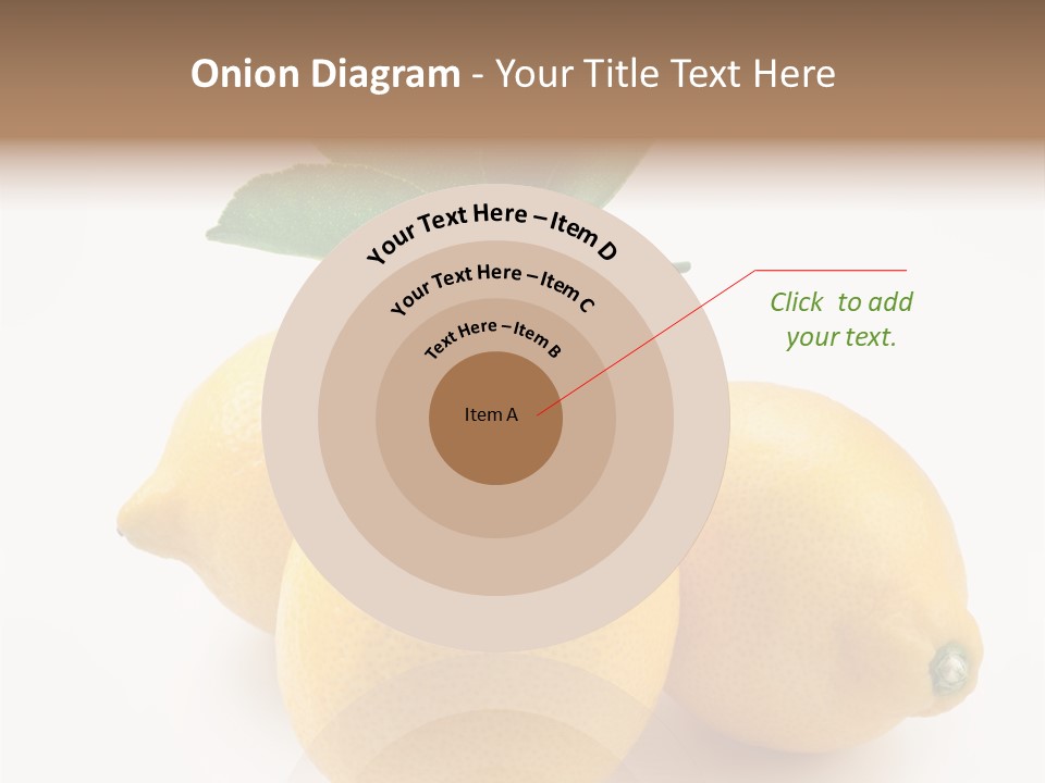 Leaf Food Half PowerPoint Template