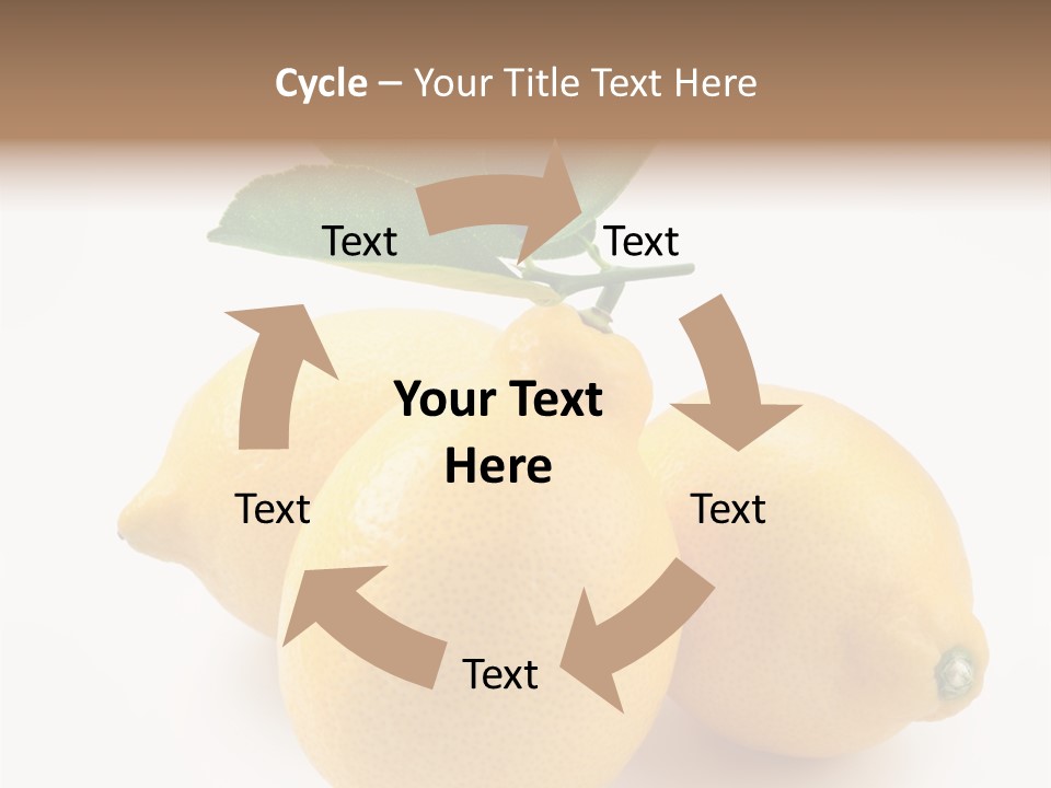Leaf Food Half PowerPoint Template