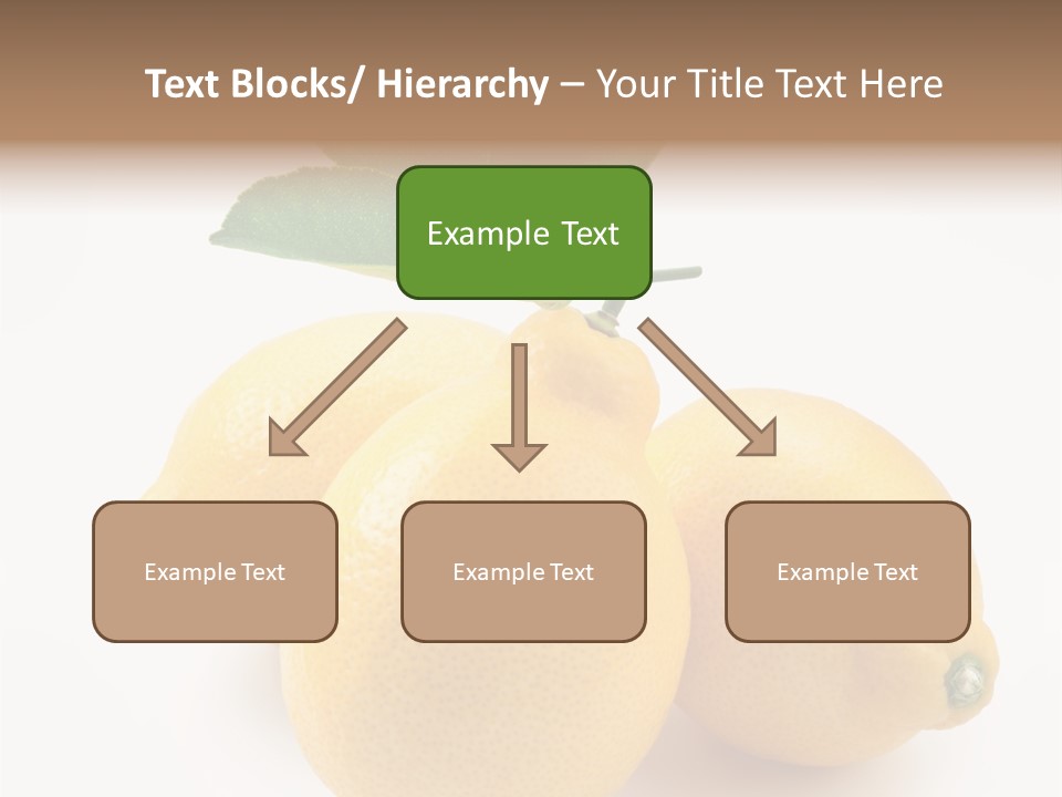 Leaf Food Half PowerPoint Template
