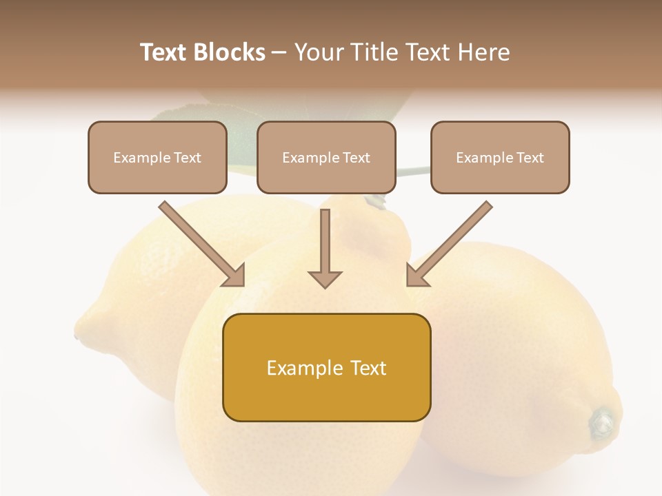 Leaf Food Half PowerPoint Template