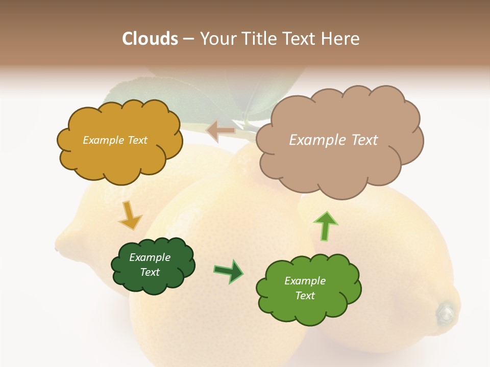 Leaf Food Half PowerPoint Template